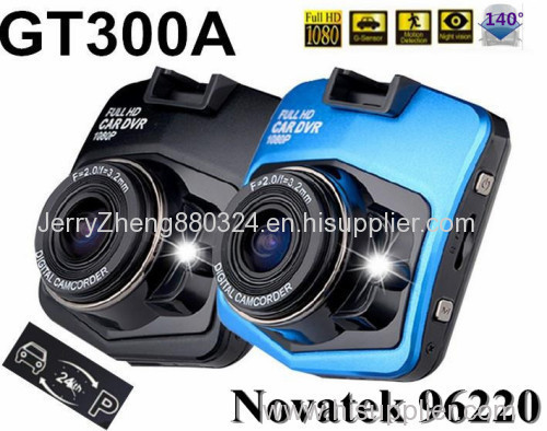 2.4'' Ultra 170 Degree NTK96220 FHD 1080P GT300A Parking Surveillance Car Camera Dash Video DVR of G-Sensor+Night Vision