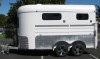 2 horse angle laod luxury horse trailer 2hal-d