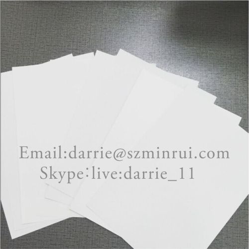 Custom any size and shape Eco-frendly Ultra Destructible self adhesive labels paper for Tamper Evident labels