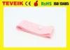 Disposable Pink CTG Fetal Monitor Belts 5.3cm x 120cm Approved CFDA