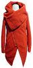 Red womens wool winter coats long female jackets in XS S M L XL XXL size