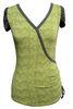 OEM Green Bamboo tops women v neck t shirt eco friendly clothing