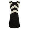 Fashion Ladies Casual Wear Custom Striped Botique Dress With Lining