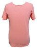 European Pink Fashion mens cotton t shirts With Fluo Garment Dyeing