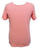 European Pink Fashion mens cotton t shirts With Fluo Garment Dyeing