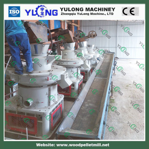 5t/h complete wood pellet making line