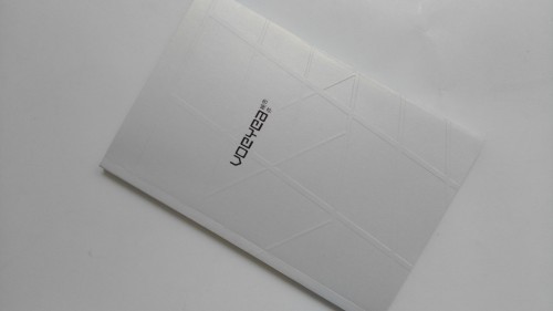 Silver foil cover softback brochure or pamphlet printing for advertisements of clothing store