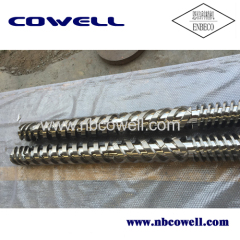 High quality twin screw for plastic molding machiner