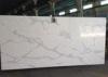 Custom Grey Quartz Shower Wall Panels / Engineered Quartz Stone Slabs for Countertops