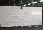 Custom Grey Quartz Shower Wall Panels / Engineered Quartz Stone Slabs for Countertops