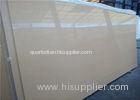 Artificial Pure Beige Quartz Stone Slab for Countertop Stain Resistance and No Radiation