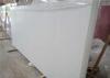 High Hardness Pure White Artificial Quartz Stone Slabs Brilliant Finish for Benchtops