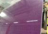 Customized Purple Counter Engineered Quartz Countertops Solid Surface Stone