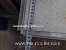 12mm White Quartz Stone Floor and Wall Tiles / Polished Artificial Quartz Flooring Tile