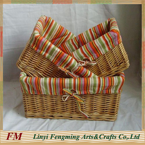 Hand-woven household decoration Wicker basket fruit basket gift rattan basket