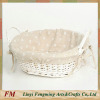 vintage woven wicker gift basket
