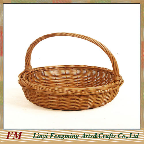 handmade flower wicker/willow basket