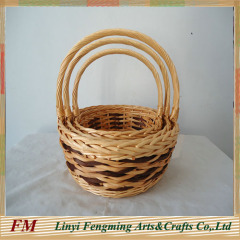 Gift Basket with handle natural wicker basket cheap picnic basket