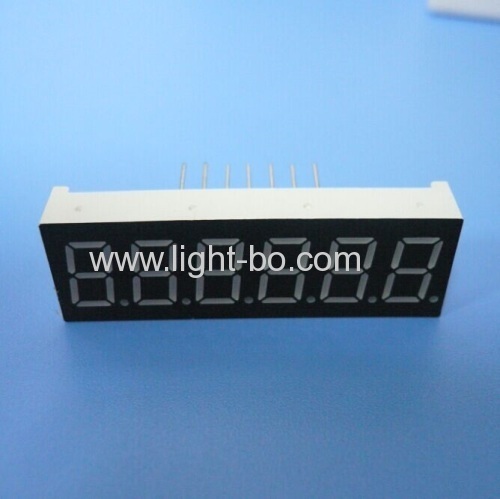 Super Bright Red 6 -digit 0.36  anode 7-segment led display for instrument panel