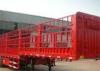 Fence type Cargo Semi Trailer three axles air suspension 40T 100T