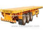 12.00R20 Tyres 12Pcs Flatbed Container Trailer with Common Mechanical Suspension