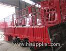 3 axles livestock transporting fencing cargo semi trailer for bulk