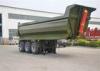 Hydraulic typer Diesel dump tipper cargo Dump semi trailer tri - axle