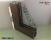 Construction AA6063 T5 Aluminium Window Profiles / Wood Aluminum Structural Shapes