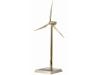 Zinc Alloy & ABS Plastic Blades Golden Metal Windmill for Solar Gifts