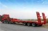 13m 3 axles 50 tons lowboy truck trailer / low loader lowbed semi trailer / excavator transport