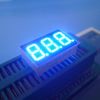 3 digit 0.36 inch common cathode ultra bright blue 7 segment led display for instrument panel