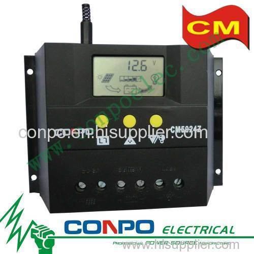 Multi-Purpose Solar Controller 40A 12V/24V Auto. LCD Display
