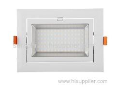 ip20 50w adjustable dimmable rectangular led light downlight price