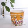 Eco-friendly Recycled Paper Popcorn Buckets with Customized Printing 46oz 1340ml