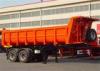 U shape 2 axle Dump Semi Trailer 3 axle sand stone transport dump box trailers