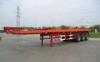 China trailer supplier hot selling 3 Axle Flat Bed 40 Feet Container Semi trailer