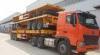 Carbon Steel Material Flatbed Container Trailer with Yellow Pain (Colour Optional)