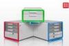 Green Plastic Lockable Office File Cabinet For Office 286*346*253mm