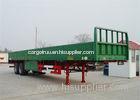 2 - 3 axle flatbed semi-trailer / truck trailer transport bulk cargo / side wall semi trailer