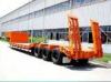 Containers Steel Tyre Fuwa Axles Low Bed Trailers With Yellow Colour