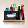 Black Funny Office Pen Holder Combination For Company 235 * 135 * 105 mm