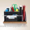 Black Funny Office Pen Holder Combination For Company 235 * 135 * 105 mm
