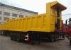 3 Axles 50 Ton HYVA Hydraulic Cylinder End Dump Semi Trailer for Coal