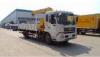 43T.M folding arm truck mounted crane 20 t crooked - boom crane