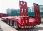 Factory Price 3 Axle Low Bed Semi Trailers with goose neck low loader