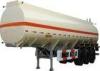 good quality 3 axle stainless steel 50cbm oil transportation tank semi trailer for sale