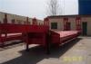 80ton-100ton 4 Axle Concave Beam Hydraulic Low Bed Trailer / Low Flat Truck Semi Trailer