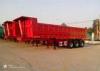 180# HYVA Hydraulic Cylinder Rear Dump Semi Trailer with Six Big Chambers