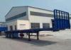 3 axle 60T Flatbed Container Trailer With Side Wall Detachable