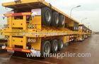 Factory dierct 3 Axle Flatbed Container Trailer for container transportation
